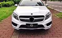 Conjunto de parachoques trasero delantero para Benz W156 X156 GLA200 GLA220 GLA260 GLA Class a GLA45 AMG parachoques delantero con parrilla parachoques trasero t