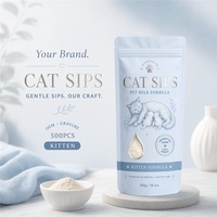 Bolsas de Embalaje Personalizadas para Leche de Gato con Ventana, Cierre Hermético, Zip, y Probióticos Añadidos para Gatitos Recién Nacidos