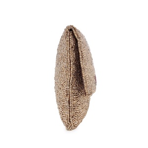 Sac à main de créateur en satin Tortilla marron pour femme pour mariage banquet soirée fermeture à glissière bouton fermeture élégante style féminin - Product Image 5