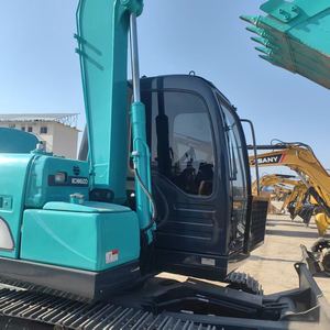 Meilleur Prix Marque Japonaise Originale Kobelco SK75 Mini Excavatrice d'Occasion 7 Tonnes, Très Demandée pour la Construction, Moteur et Pompe - Product Image 4