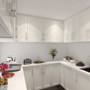 Nuovo Design Moderno di Mobili da Cucina <span class=keywords><strong>con</strong></span> <span class=keywords><strong>Lavello</strong></span>, Rubinetto, Cerniere, Cassetto, Cestello e Isola - Product Image 4