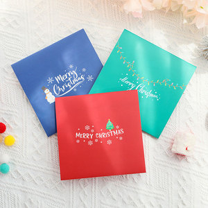 3D Merry Christmas Greeting Card Set New Stocking Stuffers Blank Envelope Party Birthday Gift - Product Image 6