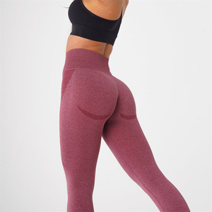 Leggings de sport sans couture pour femmes, pantalons de yoga, vêtements de sport, taille haute, lifting des hanches, anti-squat, push-up, entraînement, course à pied, collants - Product Image 5
