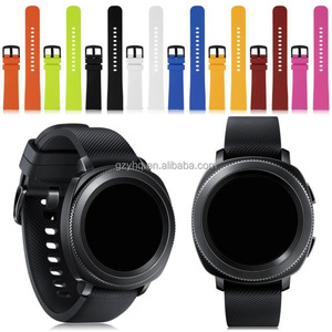 Bracelet de montre intelligente en silicone pour <span class=keywords><strong>Samsung</strong></span> <span class=keywords><strong>Gear</strong></span> <span class=keywords><strong>Sport</strong></span> pour BIP Youth/GTS/GTR 42 mm - Bracelet de remplacement étanche et durable - Product Image 2