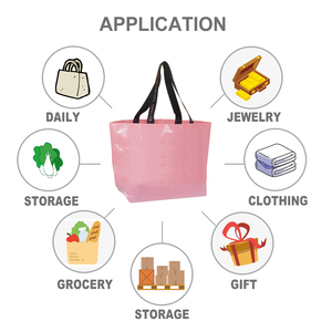 Túi tote chống thấm CHENGBAI chất liệu vải PP dệt, in hình hoạt hình nhiều màu sắc, có quai xách bằng vải PP bền chắc, thích hợp cho việc đi làm hàng ngày. - Product Image 2