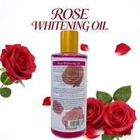 Huile de rose naturelle et biologique OEM pour éclaircir la peau, visage et corps, huile essentielle qui élimine les taches sombres, 220 ml