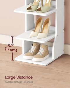 Zapatero Estrecho y Delgado <span class=keywords><strong>de</strong></span> <span class=keywords><strong>Madera</strong></span> <span class=keywords><strong>para</strong></span> Dormitorio y Entrada, Organizador <span class=keywords><strong>de</strong></span> <span class=keywords><strong>Zapatos</strong></span> <span class=keywords><strong>de</strong></span> 9 Niveles <span class=keywords><strong>para</strong></span> Esquina - Product Image 3