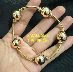 Kaimei 2026 joyería de moda 1 pieza grandes mujeres pulsera de perlas gruesas mujeres Chubby bolas de plata pila mujeres bolas pulseras grandes - Product Image 5
