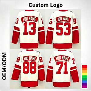 Camisetas de Hockey sobre Hielo 2026 Detroit # 71 Dylan Larkin # 53 <span class=keywords><strong>Moritz</strong></span> Seider # 9 Gordie Howe # Camiseta de hockey de Steve Yzerman número 19 - Product Image 1