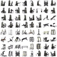 Équipement de musculation commercial ZY – Ensemble complet de machines d'entraînement de force, sélectionnables et à charge libre – Solution d'équipement de fitness