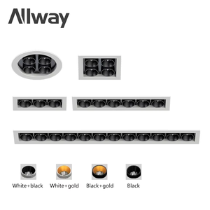 Luminaire de calandre LED encastré anti-éblouissement réglable Downlight Chain Stores - Product Image 1