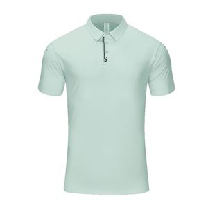 Chemises de golf unisexes à sublimation personnalisée, en nylon et élasthanne, respirantes et sportives, pour hommes - Product Image 4