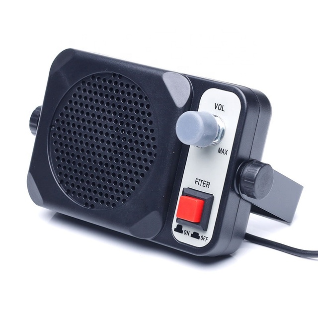 TS-650 Mini External Speaker TS650 for Yaesu Kenwood ICOM Motorola Ham Radio CB HF Transceiver Car Walkie Talkie