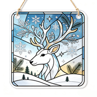 Pendentif mural carré en acrylique entièrement personnalisable de 20 cm, imprimez votre propre photo, art UV, pièce décorative horizontale unique pour la maison, le salon
