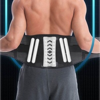 Ceinture de soutien lombaire et de sécurité professionnelle, pour le travail, respirant, correcteur de posture, attelle dorsale