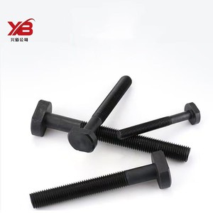 Wholesale Black <strong>T</strong>-Type <strong>Bolts</strong> 4.8/8.8 Grade High Strength for Aluminum Profile Frame Mechanical Equipment Hot-Dip - Product Image 2