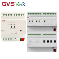 Actionneur de gradation AC GVS Smart House DMX512 pour automatisation, en plastique sécurisé à 4 voies