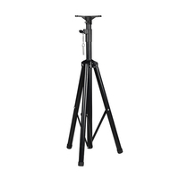 Support de haut-parleur professionnel SPS-502 Pro Audio réglable à araignée simple, capacité maximale de 50 kg, hauteur maximale de 1,7 m, utilisation sur scène