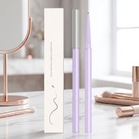 Crayon contour des yeux lumineux avec estompeur intégré, crée des lignes fumées ou nettes, longue tenue, waterproof