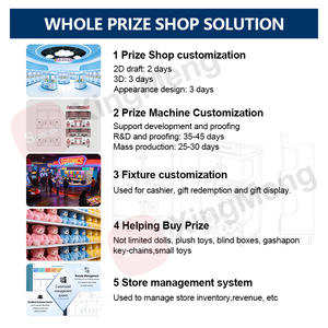 Mini machine à griffes pour enfants, à jetons, attrapeur de prix pour bonbons, peluches et cadeaux, jeu d'arcade - Product Image 6