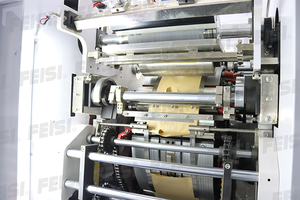Vollautomatische Kraftpapierbeutel-Herstellungsmaschine, umweltfreundlich, für Einkauf, Geschenke, Supermarkt, Lebensmittelbeutel - Product Image 4