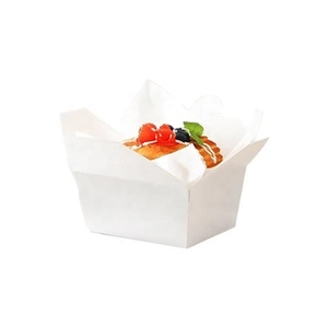 Boîte en papier pour emporter, blanche, bon marché, résistante à la graisse, pour poulet rôti, nuggets, hamburgers, frites, poulet, déjeuner, restauration rapide - Product Image 2