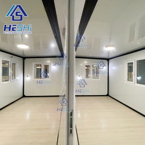 منازل حاويات فاخرة مسبقة الصنع قابلة للتوسيع بحجم 20 و40 قدمًا، مباني جاهزة بغرفتي نوم، بيوت مسبقة الصنع بالجملة - Product Image 6