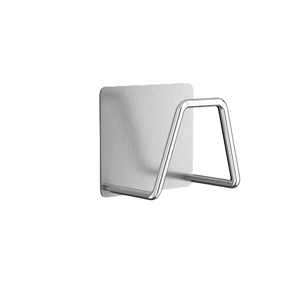 Ganchos de Pared Negros Minimalistas, Autoadhesivos, de Metal, para Toallas, Instalación sin Clavos, Diseño de un Solo Gancho para Baño - Product Image 2