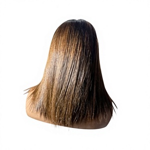 Perruque frontale en dentelle transparente HD 5x5 en cheveux humains vierges vietnamiens lisses et raides pour femmes - Product Image 1
