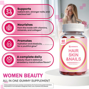 Integratori di bellezza per capelli, pelle e unghie STOCK per donne, con <span class=keywords><strong>vitamine</strong></span> <span class=keywords><strong>A</strong></span>, C, E e biotina per la crescita di capelli e unghie. - Product Image 4