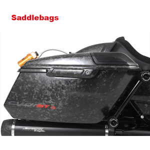 Phụ kiện hệ thống thân xe bằng sợi <span class=keywords><strong>carbon</strong></span> rèn tương thích với xe mô tô Road Glide CVO 2023 và Road Glide 2024 - Product Image 1