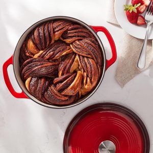 Olla de <span class=keywords><strong>Hierro</strong></span> <span class=keywords><strong>Fundido</strong></span> con Revestimiento de Esmalte de Color Degradado Premium para Cocina Casera y Cenas Festivas - Product Image 6