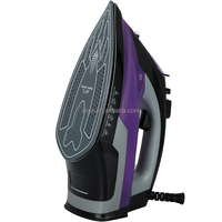 Nouveau fer à vapeur électrique portable transfrontalier avec fonction autonettoyante et semelle en céramique pour usage domestique et hôtelier