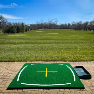 Tapis d'entraînement <span class=keywords><strong>de</strong></span> <span class=keywords><strong>golf</strong></span> BLG pour le frappeur et le swing, 1500x1500mm, 30mm d'épaisseur, en mousse EVA tricotée, fourni directement par l'usine - Product Image 6