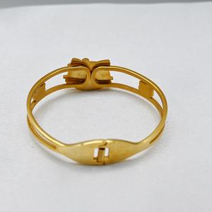 Gioielli in oro acciaio inossidabile gioielli gattino gatto bracciale bracciale per donne bambini - Product Image 3