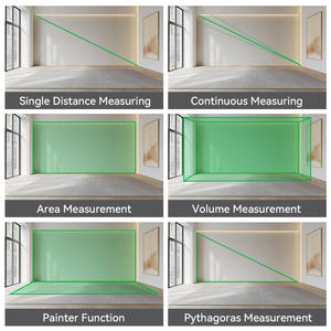เครื่องวัดระยะแบบเลเซอร์ใช้ในบ้าน SW-BT เครื่องเรนจ์ไฟเออร์ขนาดเล็กพร้อมมุมดิจิตอลแบบพกพาเครื่องมือมาตรระยะทางแบบชาร์จไฟได้ - Product Image 6