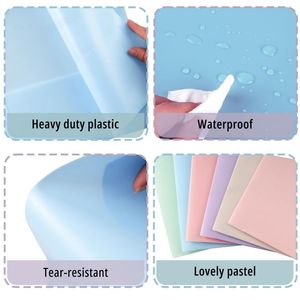 Dễ thương màu PP nhựa tập tin túi với túi và chủ thẻ kinh doanh trang trí túi thư mục cho tài liệu lưu trữ - Product Image 4