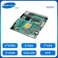Placa Base RS670V 6 Lan 2.5G LGA1700 Chipset H770 DDR5 Máx. 64GB TPM SATA3.0 M.2 NVME 7 USB 2 COM ATX Firewall