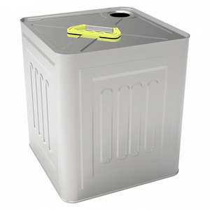 Lata Cuadrada 14 LT Tahin y Pekmez Contenedor 232x232 x H265mm - Product Image 2