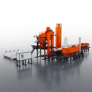 Centrale à asphalte de grande capacité pour projets routiers, équipement de construction routière, centrale de mélange d'asphalte, centrale de mélange de bitume abordable - Product Image 2