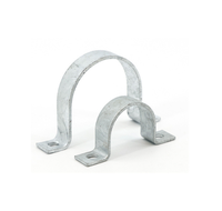 Collier de serrage en U à double trou en acier inoxydable 304 pour conduite électrique, raccords de tuyauterie métallique, boulons, garantie 3 ans, OEM/ODM