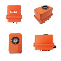 Actionneur de vanne électrique compact multi-tension AC220 AC380 DC24 DC12, actionneur à quart de tour efficace