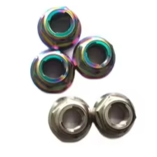 Écrou léger et robuste en titane Gr5, filetage <span class=keywords><strong>de</strong></span> précision CNC, fixation résistante à l'usure, anti-salissure pour équipement marin offshore - Product Image 2
