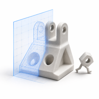 Service d'impression 3D STL personnalisé pour le prototypage rapide, fabrication OEM/ODM avec une précision de 0,2 mm, finition de surface Ra 10-12 m