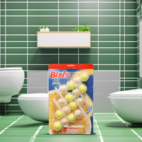 Boules désodorisantes suspendues pour cuvettes de toilettes, bloc solide multi-effets, parfum longue durée, plus de 300 chasses d'eau, écologiques, vente en gros