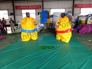 Costumes gonflables de <span class=keywords><strong>sumo</strong></span> de bataille pour adultes et enfants Jeu gonflable Costume de compétition de combat pour enfants - Product Image 2