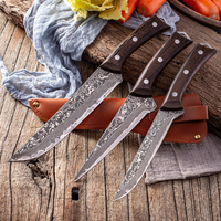 Couteau à désosser professionnel en acier Damas VG10, hachoir de boucher pour la viande (porc, bovin, ovin, poisson) et la découpe en cuisine