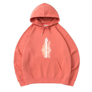 Sweat à capuche zippé pour homme personnalisé, imprimé à l'écran, en polaire de polyester, vintage, lavé, coupe ample, hiver, vente en gros, coupe-vent, respirant - Product Image 3