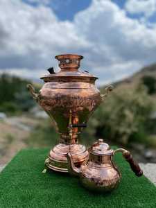 Samovar-teteras turcas hechas a mano de cobre, tetera, Maestro, turco - Product Image 4