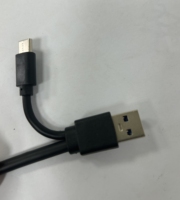 Kabel Data Pengisian Daya USB 3.0 2-in-1 Kecepatan Tinggi Terlindungi, PVC Tahan Lama, Tipe-C USB-A Micro-B 5Gbps 28AWG Tembaga Murni untuk Komputer dan Kamera